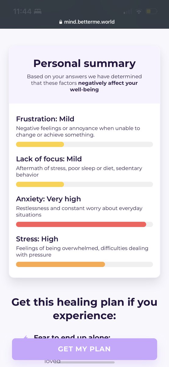 TaylorRyann10's tweet photo. @allyson9303 I did the test but it didn’t show the same results.? How did you get the results with the percentiles on each trauma.???? https://t.co/o556Lplajx