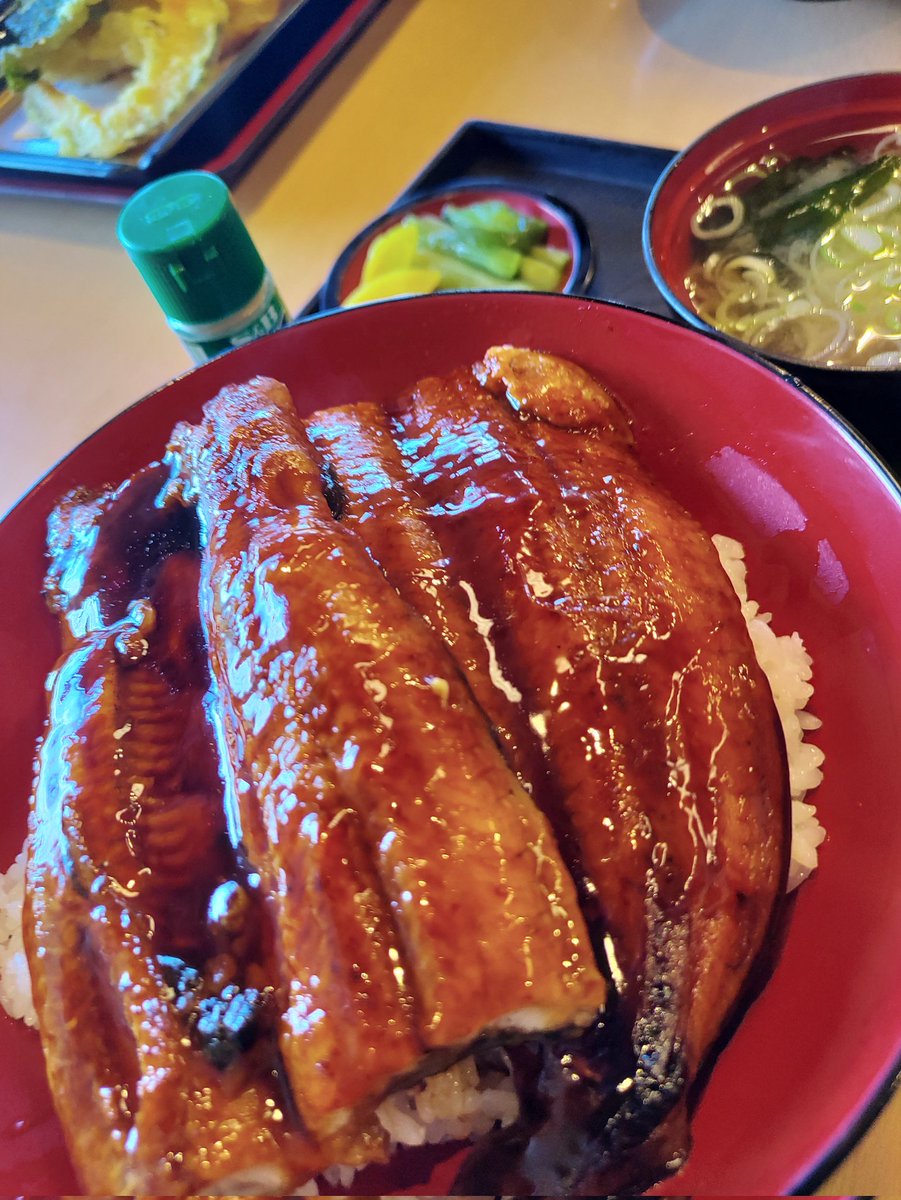 loudking's tweet photo. 今年も安定のジャンボうなぎ丼。
丑の日は23日だよ!#TBTY https://t.co/3uIYbLjXMg