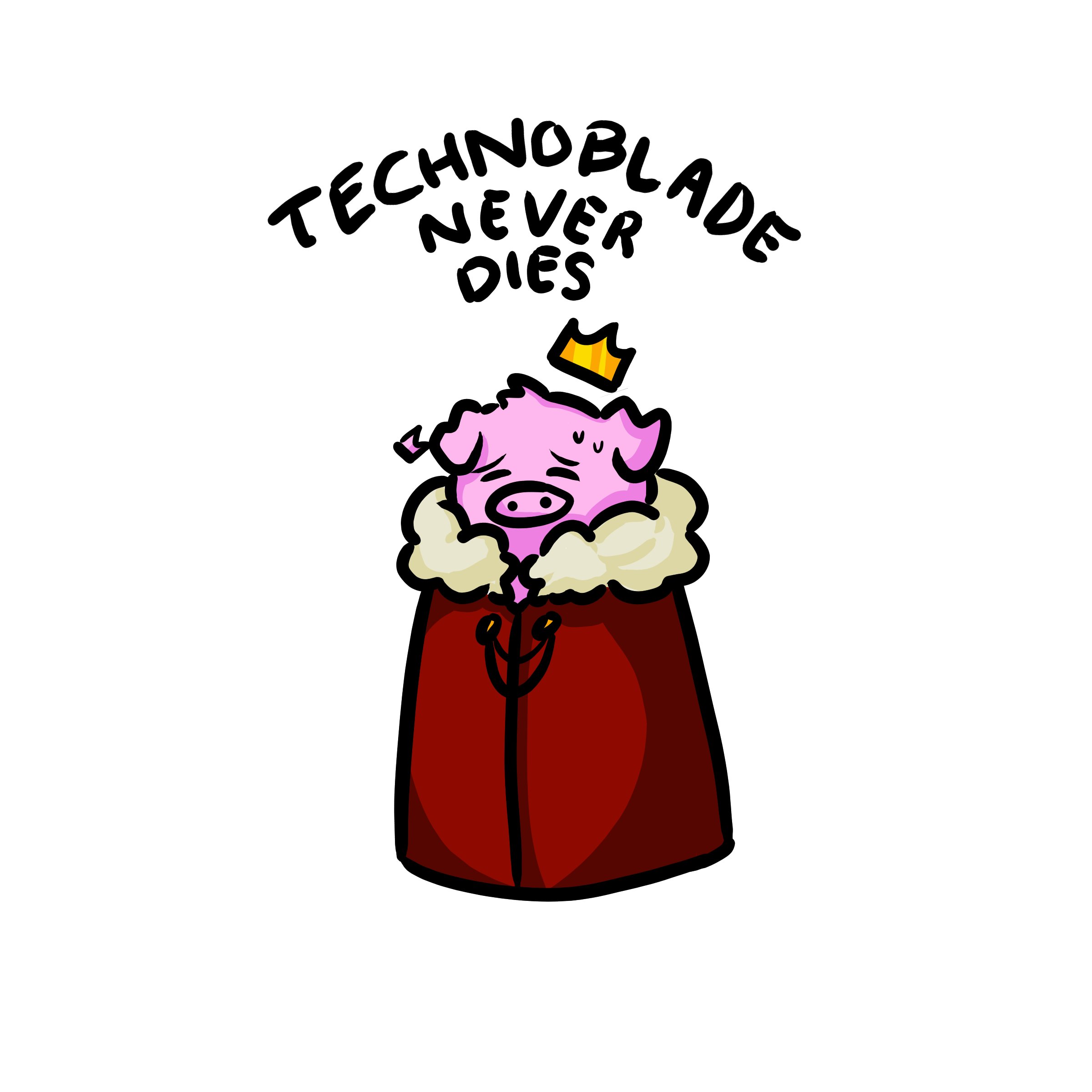 Technoblade Never Dies' Sticker | Spreadshirt