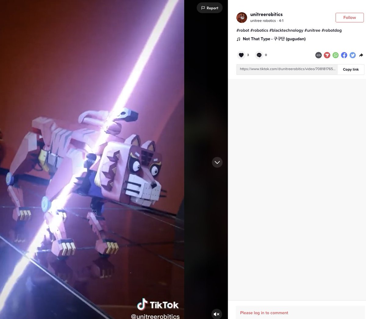 d0tslash's tweet image. What is #BlackTechnology exactly @UnitreeRobotics ? tiktok.com/@unitreerobiti… #heikeji #黑科技