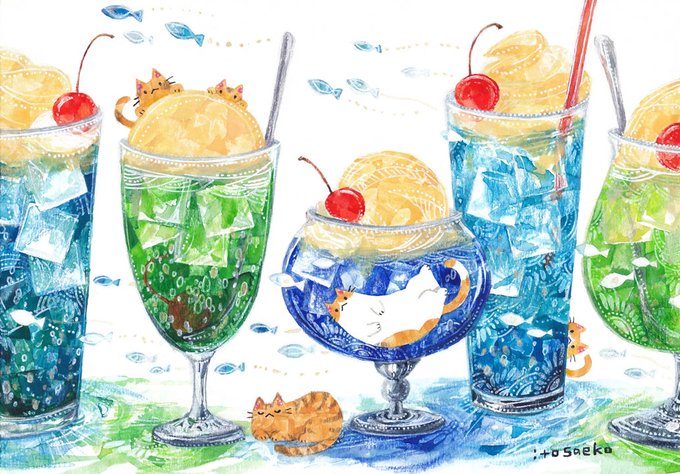 「drink」 illustration images(Latest｜RT&Fav:50)｜21pages