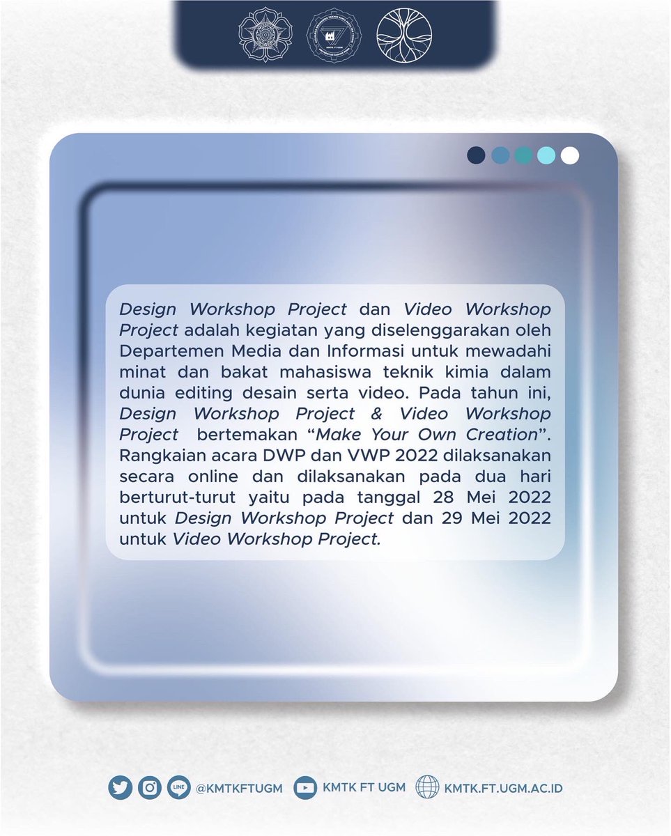 KMTK FT UGM tweet media