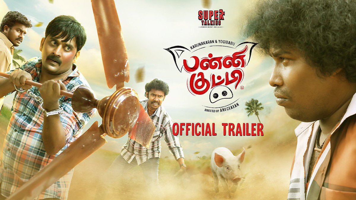 arya_offl's tweet photo. Here's presenting the fun filled TRAILER of #PanniKutty 🐖 with Romantic fun #Karunakaran and @iYogiBabu 😍🤗

▶️ https://t.co/xNbriQIi02 

#July8th in theatres 👍

@iYogiBabu #Karunakaran #Ramar @thangadurai123 @AnucharanM @K_RiverRecords @supertalkies @sameerbr @onlynikil https://t.co/5fKT59yfNQ