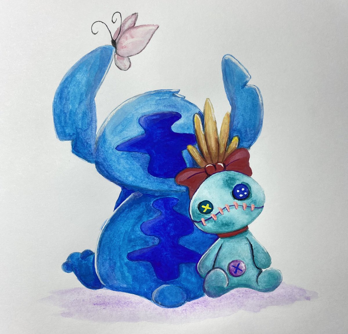 Ena スクランプ Scramble スティッチ Stitch Artwork らくがき Doodle イラスト Illustration T Co Btssza1zqz Twitter