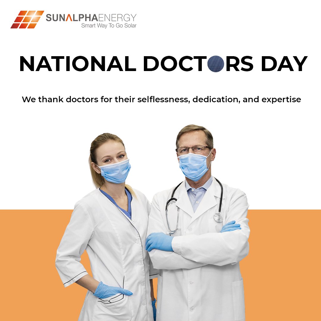 SunAlphaEnergy's tweet photo. On this day, We thank all the doctors for their selflessness, dedication, and expertise.
#doctorsday #happydoctorsday #doctorsday2022 #savelife #nationalday #sunalphaenergy https://t.co/l1m3BtRReB
