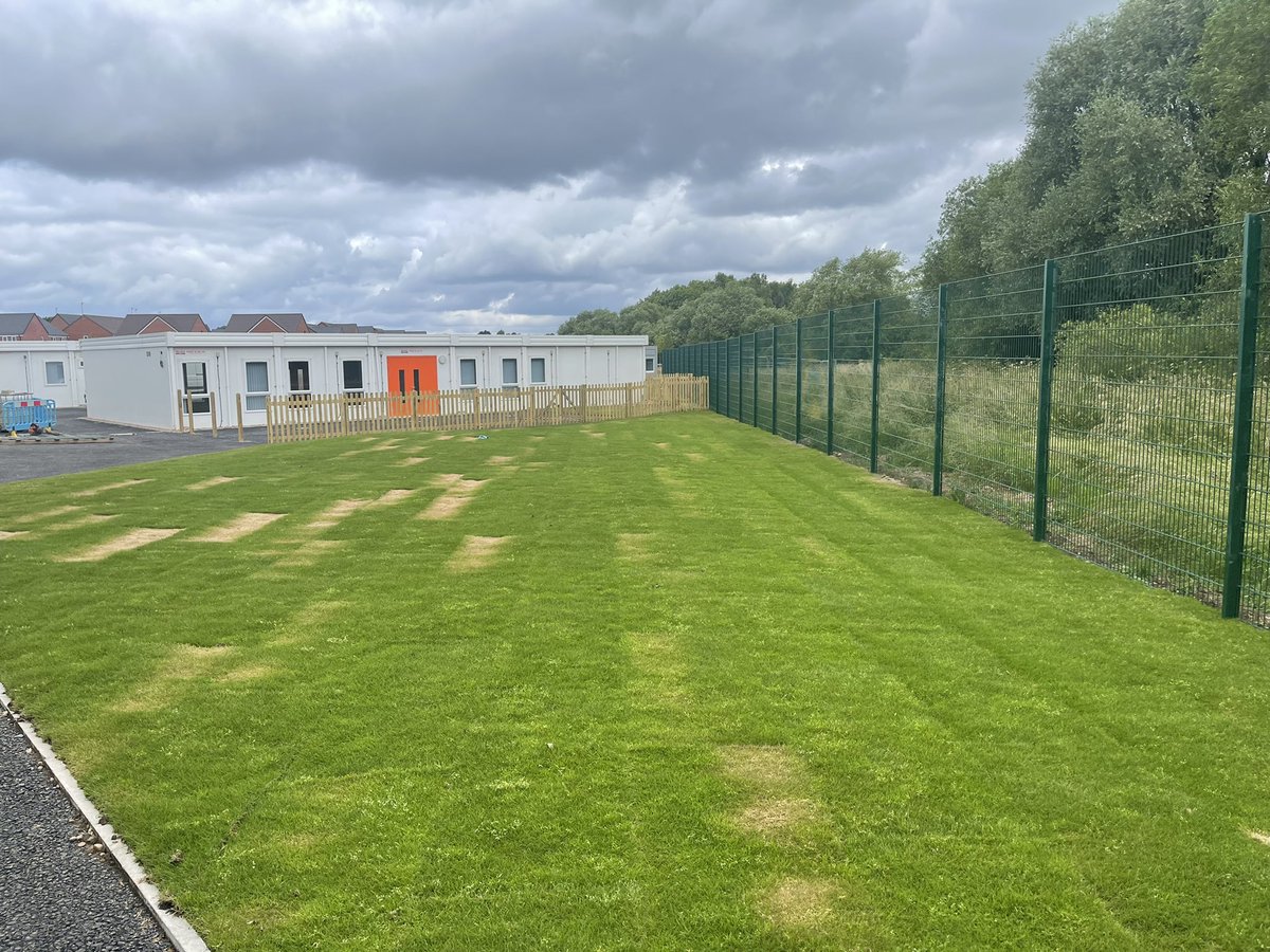 MillsideSpencer's tweet photo. We had our first visit to the site of our Learning Village this week and saw all our classrooms, hall and admin facilities in place! Thank you to all @morgansindall for keeping everything on track for us #Millside https://t.co/HVYfy1usQc