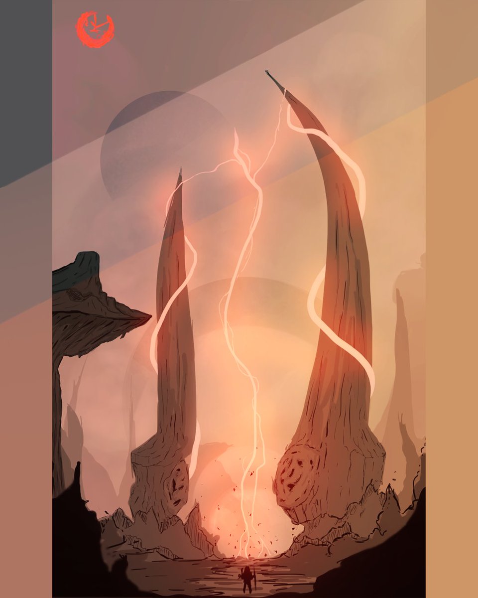 Jar0Jello's tweet photo. Comic style landscape digital painting #ComicArt #digitalart #photoshop #landscape #DigitalArtist #art #fantasyart https://t.co/gRNa2qtFTC