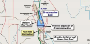 Bowen Coking Coal has lined up about $190 million to fast-track the development of its Burton mining complex, where contractor BUMA has mobilised two 400t excavators to the new Broadmeadow East pit. nsspl.com.au/news/2460-fund…