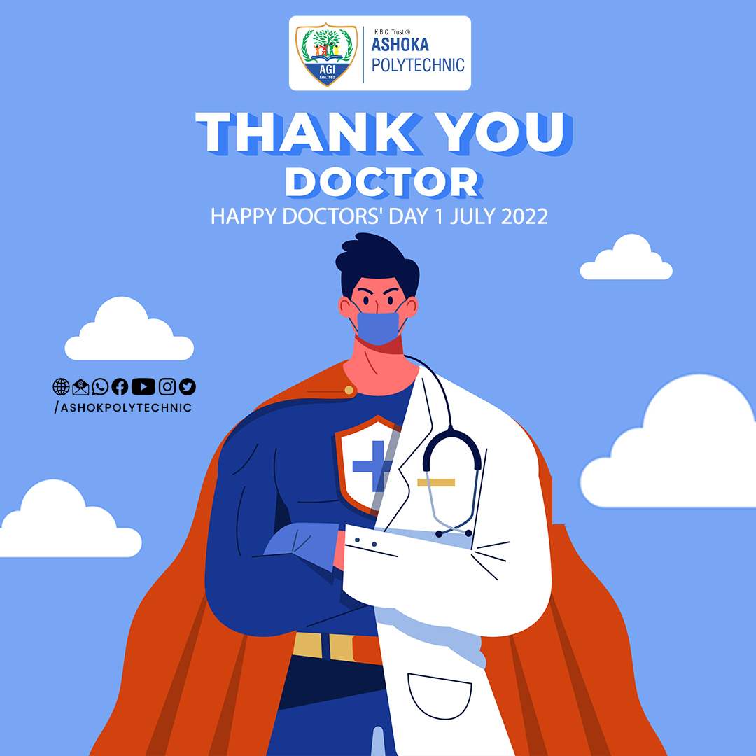 ashok_goi's tweet image. Happy Doctor’s day to all the doctors out there 🙏 We salute your spirit! We honor your dedication! We are grateful for your compassion! You are our heroes, our inspiration! Thank you!
.
.
.
#ashokunternationalschool #school #ashokpolytechnic #doctorday #doctor #doctors #doctors