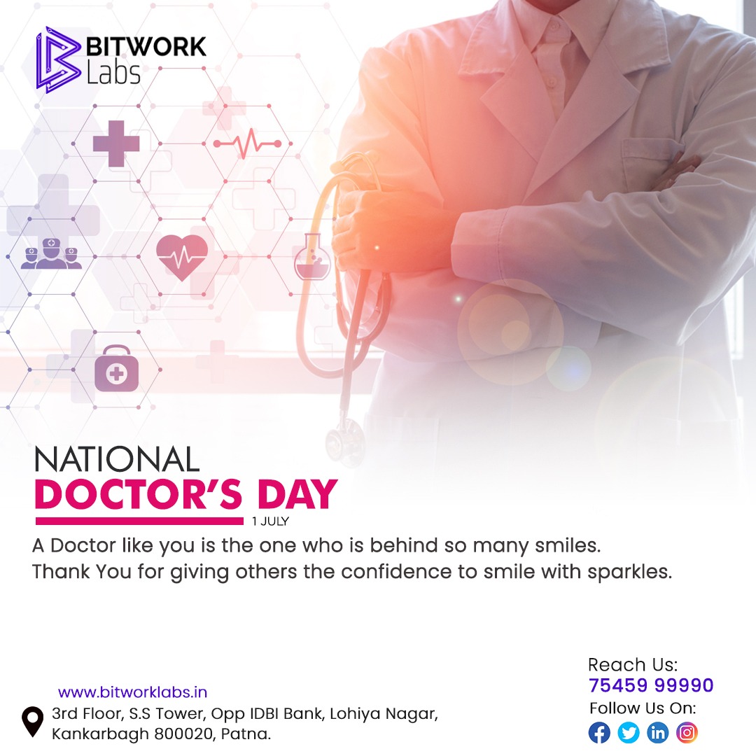 BitworkLabs's tweet image. “Thanks to the doctors for letting us have the opportunity to lead a healthy life,” Bitwork Labs wishes everyone happy 
#bitworklabs #doctorsday #doctors #doctor #doctorslife #nationaldoctorsday #medical #doctorstrange #medicine #doctorstranger #happydoctorsday #doctorlife