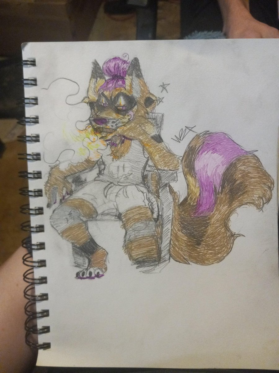WhereBonesCross's tweet photo. Fun practice doodle of my love 💜
#furry #furryfandom #furryart #furryoc #fursona #anthro #anthroart #fursonaart https://t.co/SMXiYYEEuQ