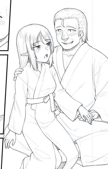 鼻の下のびてますよ 