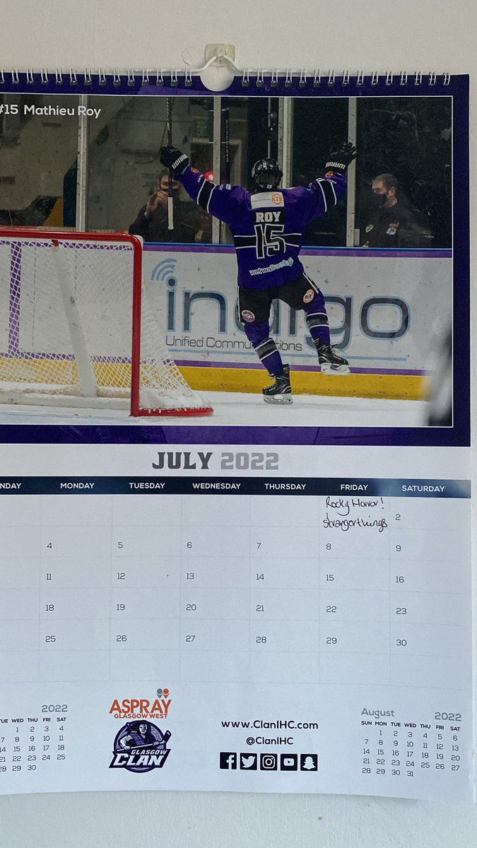 marauder_potter's tweet photo. Turning over the calendar this morning to see this cracking pic of @TheCat151515. Buzzing for the season to start and see him n the rest of the guys play @Shaunski15 @ClanIHC #bleedpurple #purplearmy #roy15 https://t.co/GJv0VifMJi