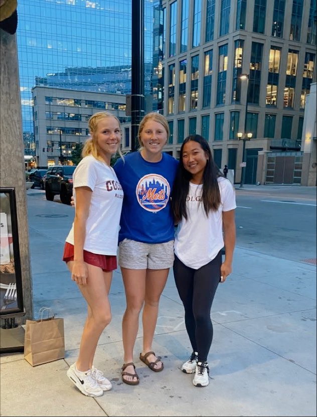 JennaSoe's tweet photo. Colorado is roaming with @ColgateSoftball commits! I loved meeting my future teammies @NCChallengers @MarissaLamMyers @MattNandin https://t.co/u19X24dPU3