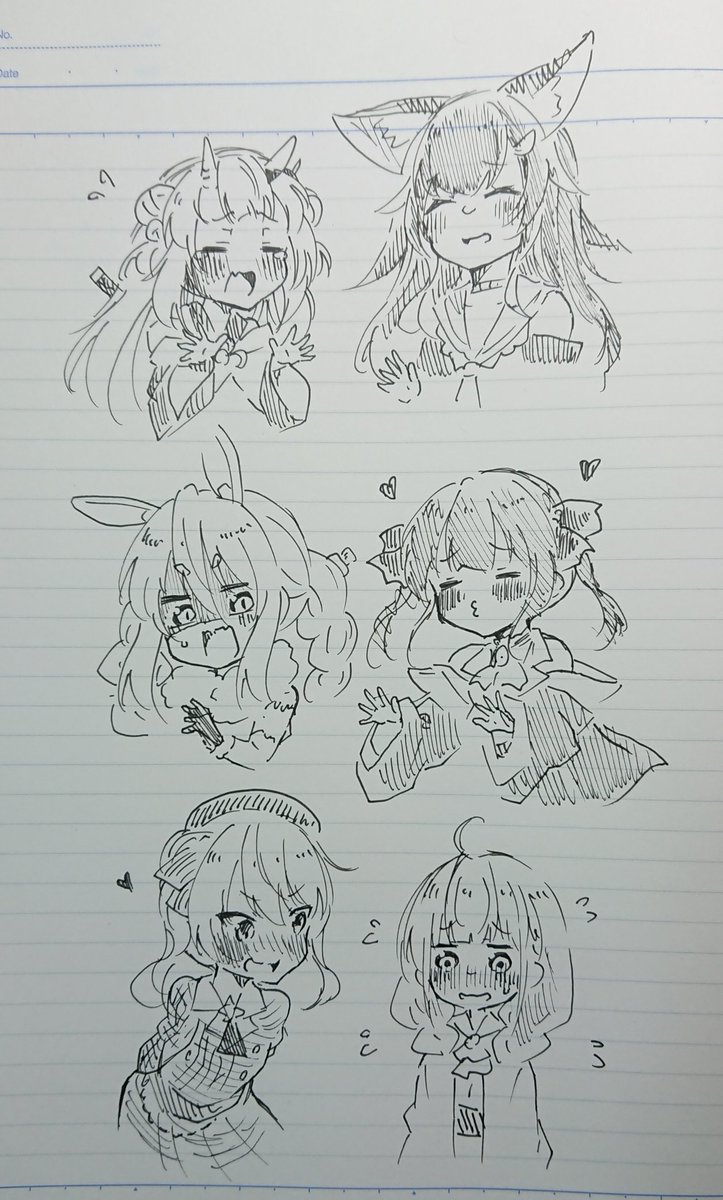25分ぐらいで描いたミリペン一発落書きを置いときます✨ 