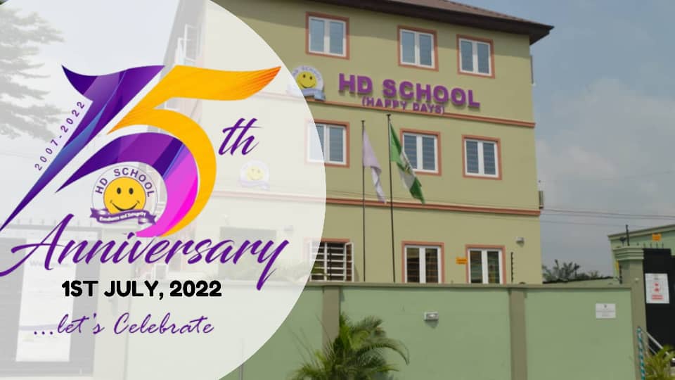 Hurray!!! Happy Days School-Gbagada is 15years today.

We are celebrating 15years of Excellence, Integrity, Commitment and Accountability and Love, which all stands out as our core values.
#15thanniversary #celebrations #happydays #happyme #gbagadaschool #schoolsinlagos