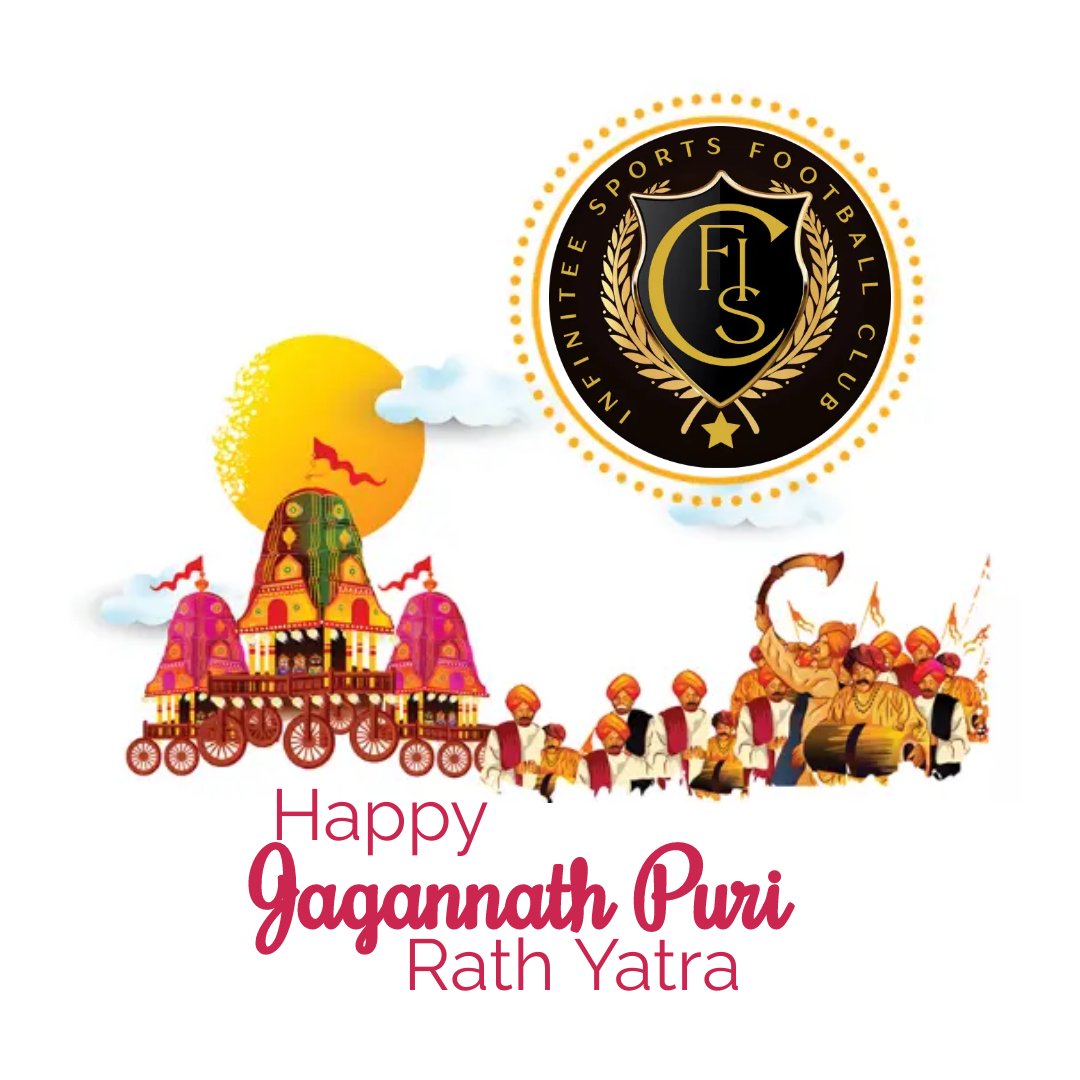 SportsInfinitee's tweet photo. May this Jagannath Rath Yatra bring happiness and prosperity to all Indians. Jai Jagannath 🙏❤. 

#JaiJagannatha #rathyatra2022
#infiniteesports #happiness #infsfca https://t.co/6DDzQvM4G7
