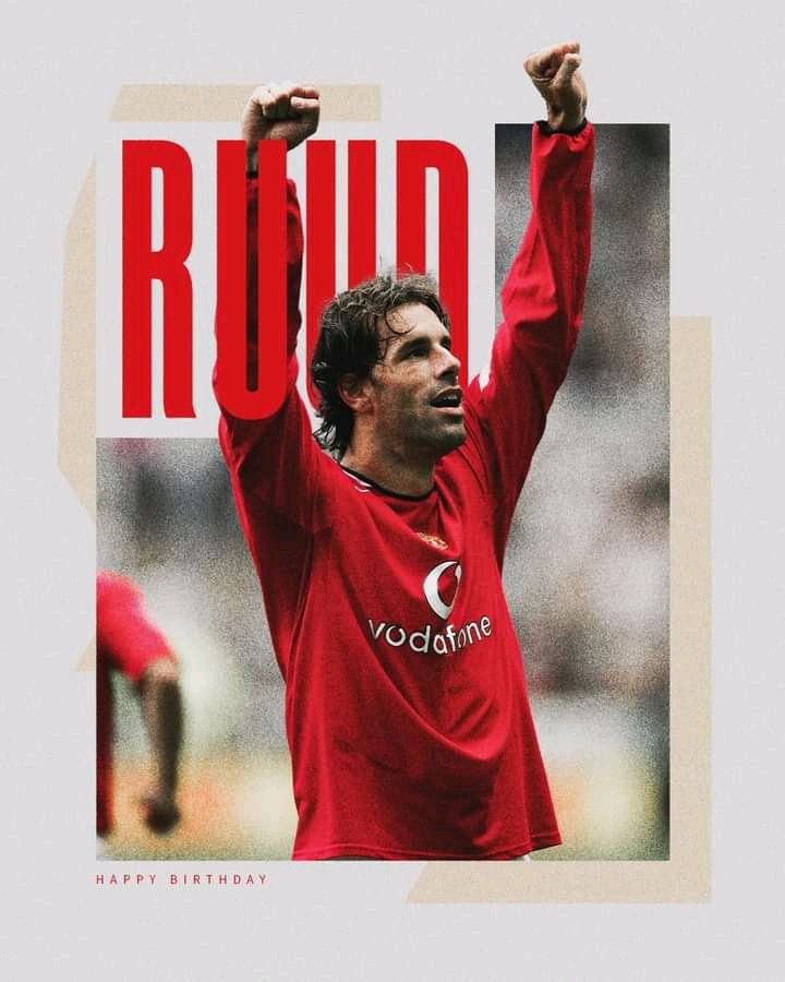 Happy Birthday to one of Manchester  United\s greatest Ruud van Nistelrooy 