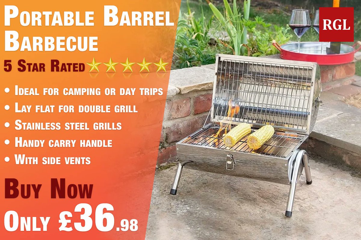 Check Out This Fantastic Portable BBQ
Perfect For Camping and Picnics!
Buy Now - buff.ly/3yvU6y7