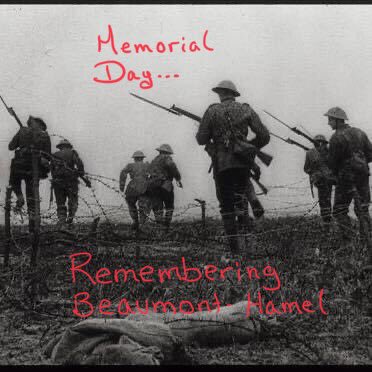 Remembering #BeaumontHamel … #MemorialDay2022