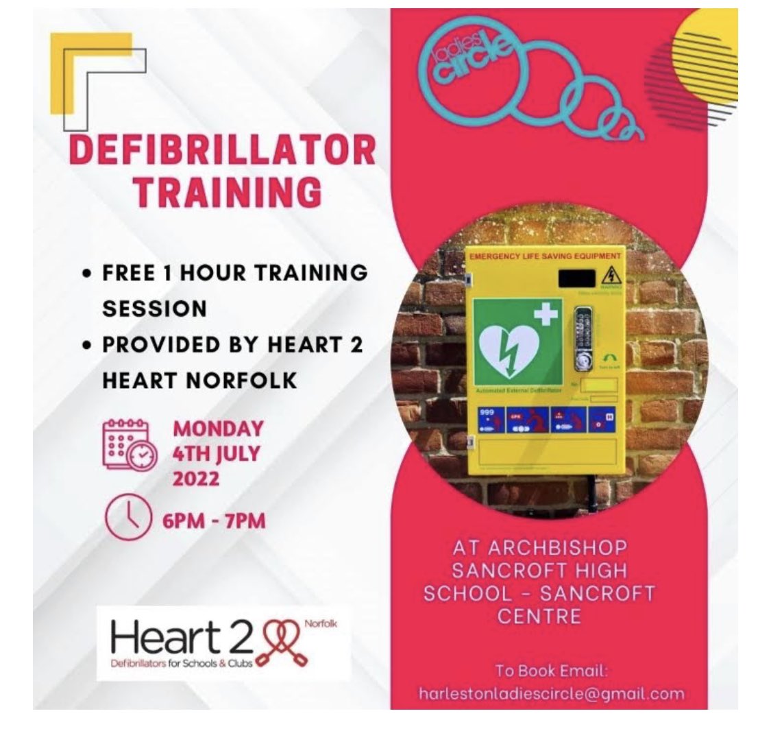 Free training! 

To book, email: harlestonladiescircle@gmail.com

#HarlestonFamily💜