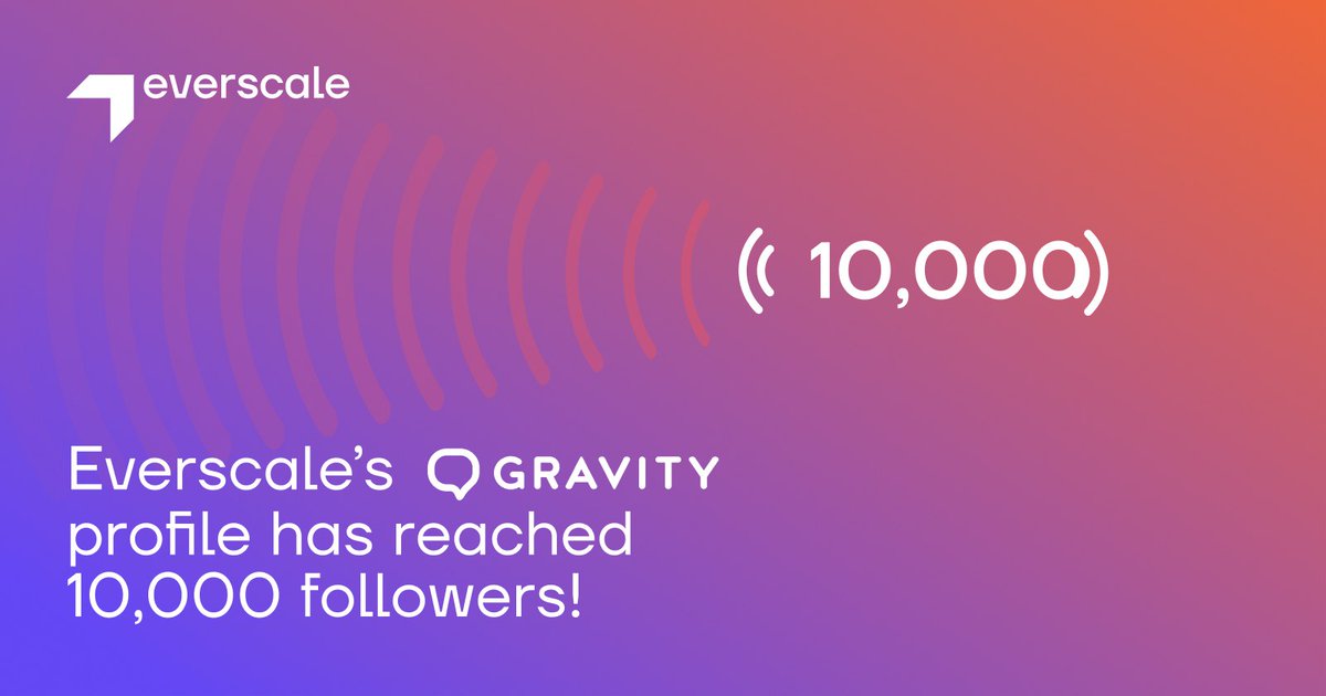 WebFree_order's tweet photo. Everscale has 10k Gravity followers 💪

Let’s make this figure even bigger. Join us if you haven’t already! 🏆

#Everscale $EVER #WebFree #EVERcommunity
https://t.co/6IJJ3zzEgx https://t.co/efTZ5UYOUo