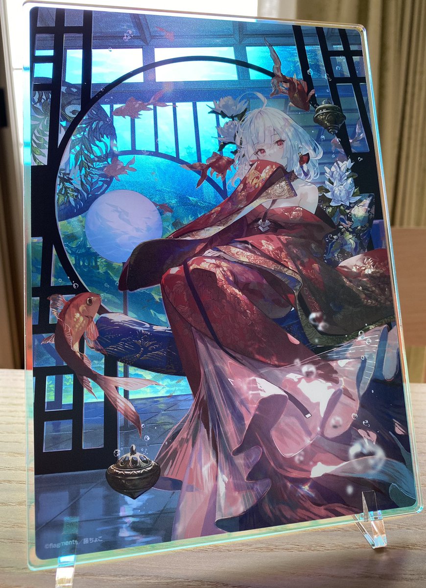 藤ちょこ アクリルアート 藤ちょこ@画集発売中 on X: