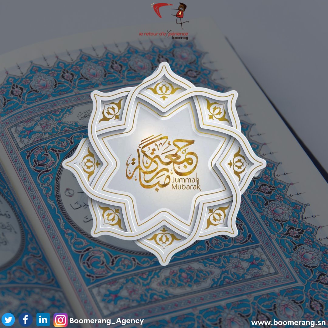 Al Jummah Mubarak🙏❤️🕌
Boomerang Agency, Le retour d'Expérience.
#kebetu