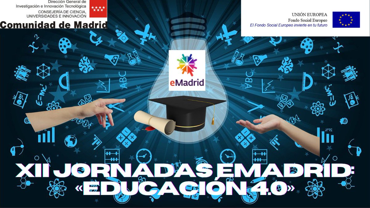 emadridnet's tweet photo. Hasta aquí las #XIIJornadaseMadrid. Gracias a ponentes, asistentes y equipo técnico de la UC3M por hacerlas posibles. ¡Nos vemos en próximos eventos #eMadridnet! https://t.co/qy5McRMSfe