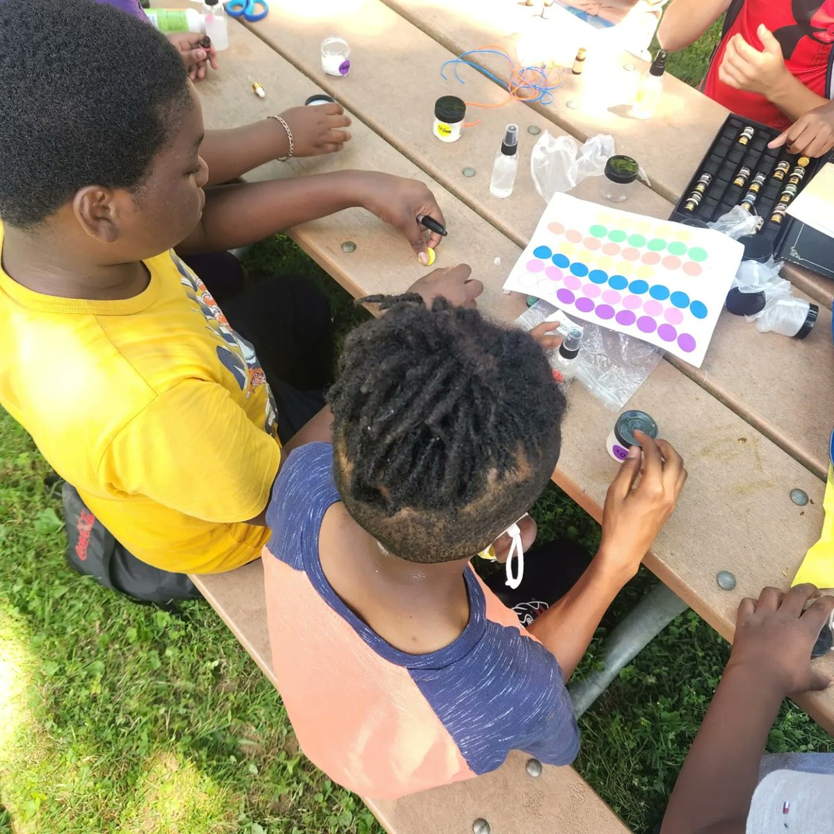 UrbanAdvSquad's tweet image. On Thursday, #JuniorRangerAdventureSquad explored our sense of smell! #SquadMembers learned about the properties of plants and used essential oils to create scented sprays and lotions.
@KenAqGardens 
#ThisIsOutdoorLearning