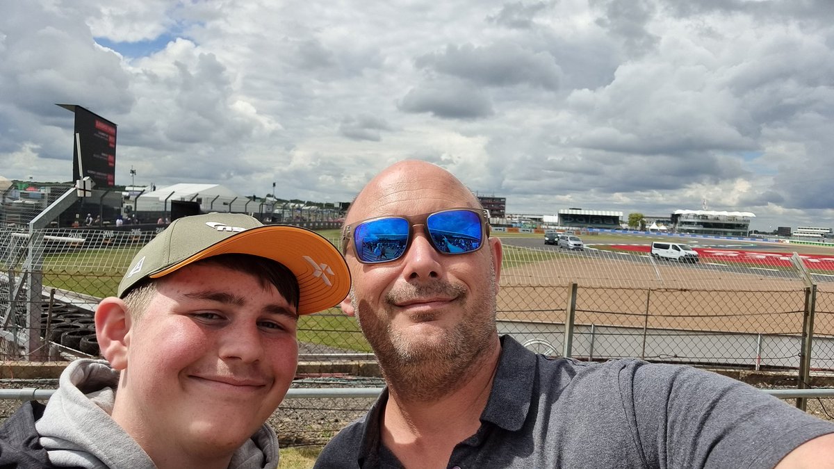Late birthday treat for my eldest son. His very first F1 experience #tracktv #BritishGP #SilverstoneGP