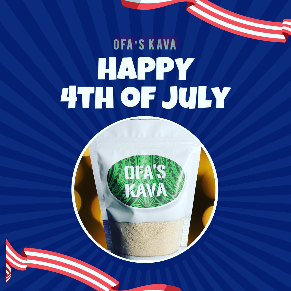 Enjoy the 4th with 
Ofa’s Kava 

Ofa means Love 💚
Share the Kava Love 

#kava #kavakava #kavabar #ofaskava #kavalakecity