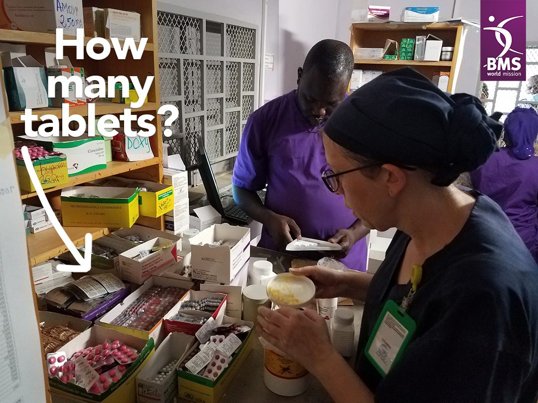 test Twitter Media - Claire Bedford and her team at Guinebor II Hospital in Chad recently had to count all the tablets in the pharmacy stock room BY HAND to put on their new IT system! Can you guess how many tablets they counted?

Was it...

a) 10,000?
b) 30,000?
c) 50,000?

Leave your guesses below! https://t.co/XNe33n21e7