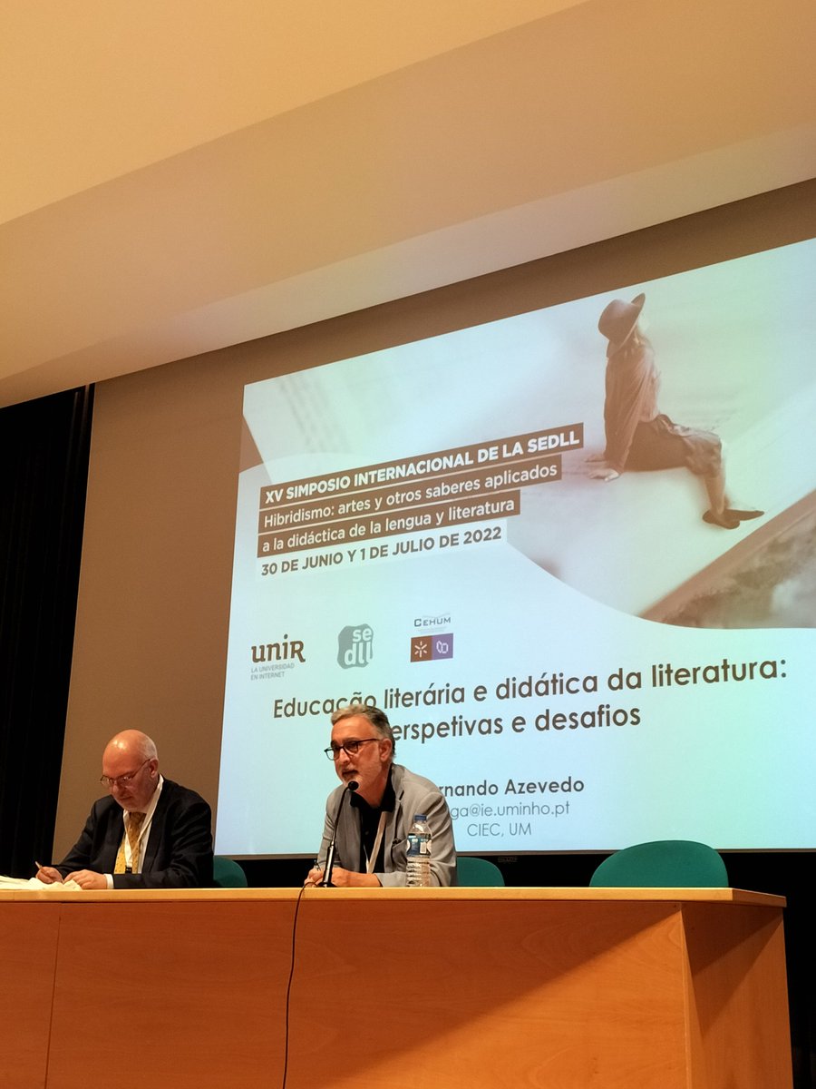 SSedll2022's tweet photo. Es un gran placer poder contar con la presencia de Fernando Azevedo @AzevedoUminho de la @UMinho_Oficial @ElachUMinho en el #Simposio_Sedll_2022 https://t.co/jLLitwV5d8