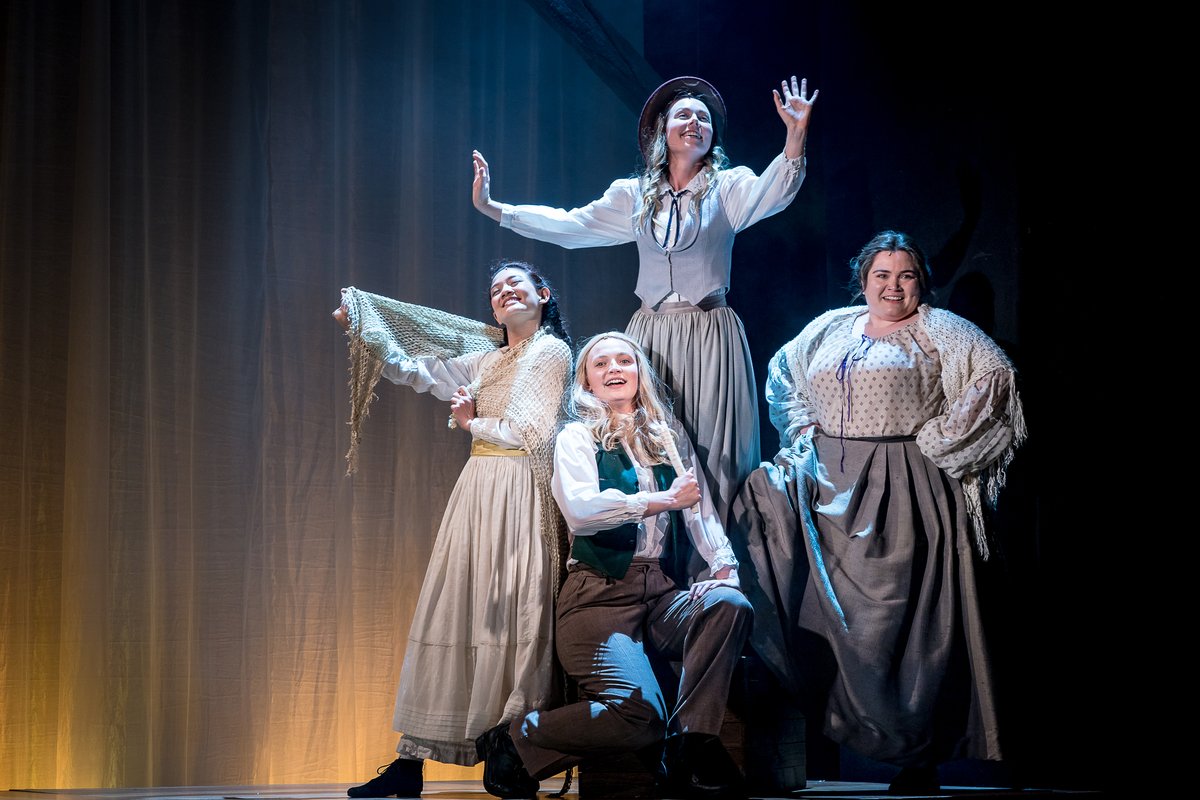 MountviewLDN's tweet photo. Just a few of the snaps from last week's performances of Little Women ✨

Check out the full album of our MA Musical Theatre performers in action, as well as some behind the scenes shots of our Theatre Production Arts students, here 👉 https://t.co/832waQ8Jy8

📸 Steve Gregson https://t.co/MyfDnkU7Bu
