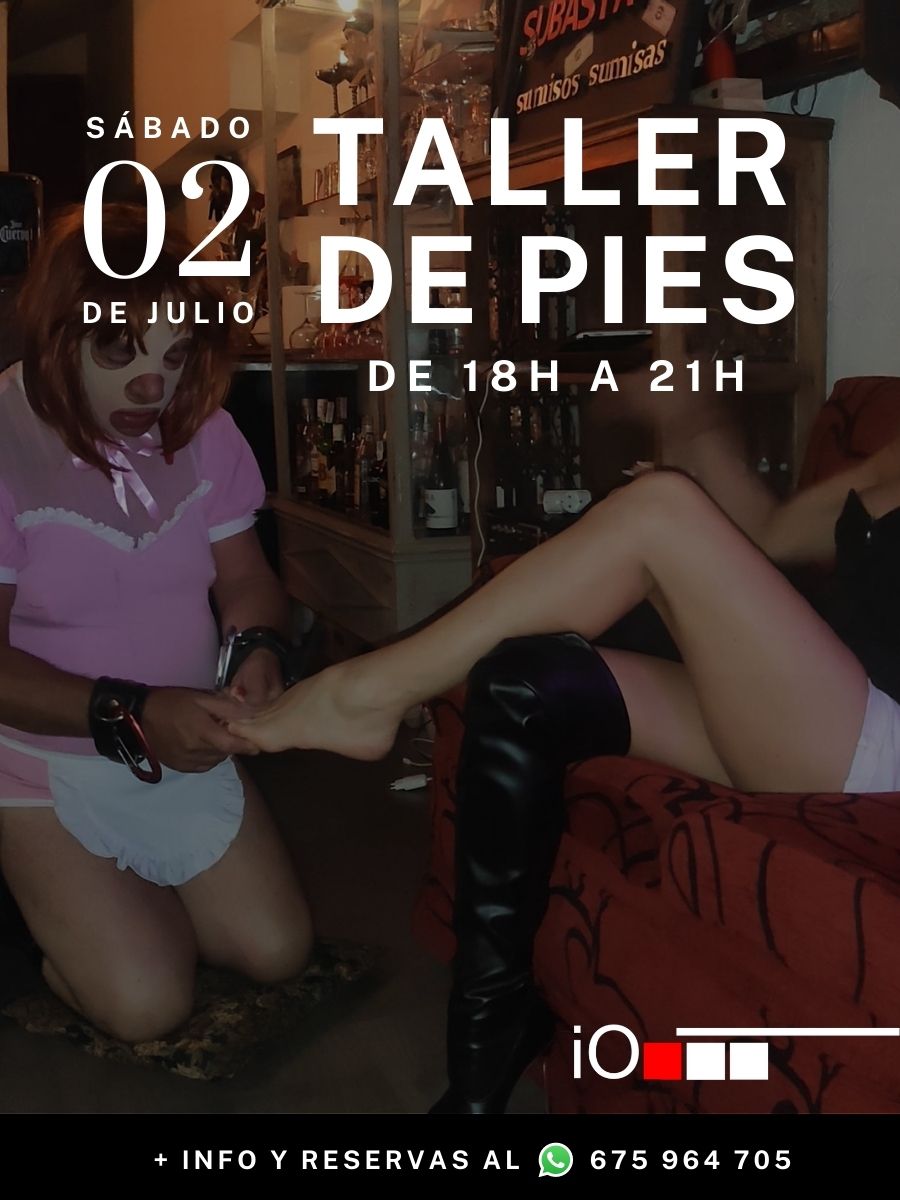 Este sábado día 2 queremos empezarlo con buen pie. Si te apetece empezarlo con nosotros no dudes en venir al taller de #footfetısh en #enlaorbitadeIO 
Tendremos #trampling, massages de pies y muchas cosas más.
Para más info no dudéis en contactar con <a href="/EnlaorbitadeIO/">En la órbita de ÍO</a>