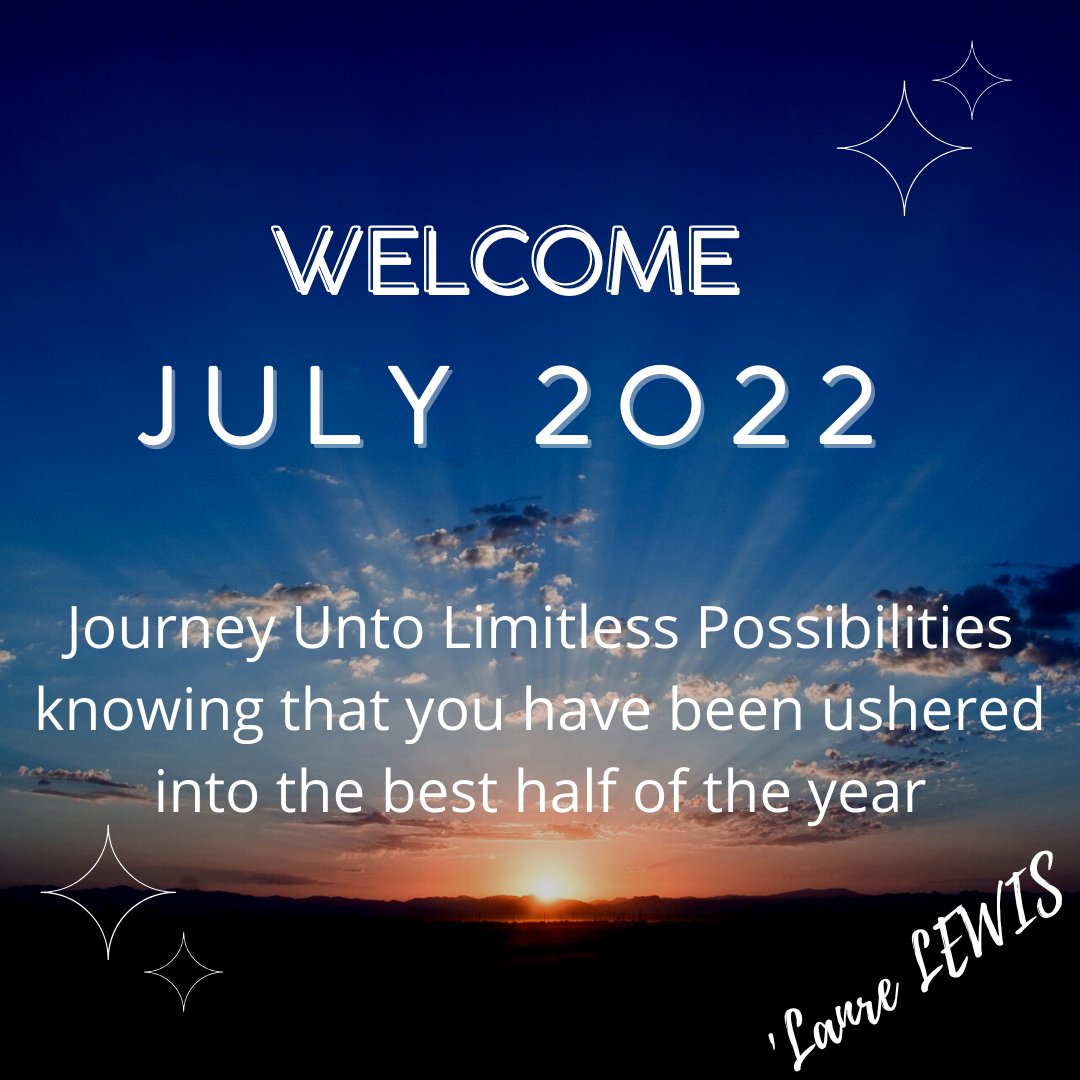 lanrelewis's tweet photo. Happy New Month to you friends!

With a grateful heart, receive the blessings, provisions, benefits, and favours God has loaded into this second half of the year 2022.
It is your best half yet.

#july
#happynewmonth
#besthalf
#possibilities
#limitless
#blessings
#graceoverload https://t.co/PMQewtWWIx