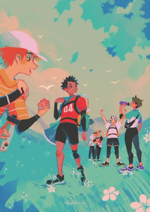 someone on the team sent this candid shot of iwa chan to oikawa 🦖🌱🪨 #iwaizumihajime #Haikyuu 