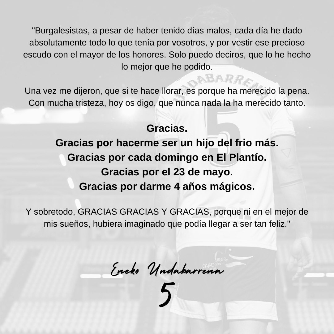 Adiós <a href="/Burgos_CF/">Burgos Club de Fútbol</a> 
Ojalá nuestros caminos vuelvan a encontrarse.