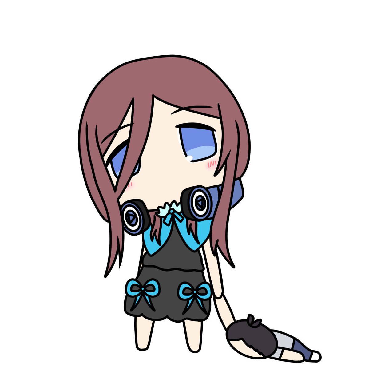 ヨミさんがTwitterに投稿した中野三玖(五等分の花嫁)のイラスト。