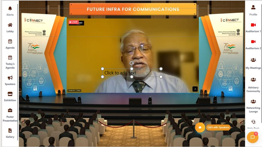 i_Connect75's tweet photo. Here are the glimpses of Today's #iconnect online event #1- Future Infra for communications.
#iconnect75 #AzadiKaAmritMahotsav #IndiaAt75 #IdeaAt75 https://t.co/X25DOSTj3E