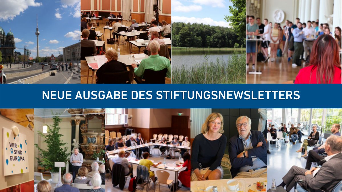 Lesestoff fürs Wochenende gesucht? Die aktuelle Ausgabe unseres Newsletters mit #BerlinForum #WasserbewegtBerlin #FairReden #NachbarnbeiNachbarn #WirsindEuropa #EuropeBottomUp #BerlinerMitte u.v.m. gibt es hier: preview.mailerlite.com/n0p1i8x2h0 Zum Abo: formulare.stiftungzukunftberlin.eu/newslettersign…