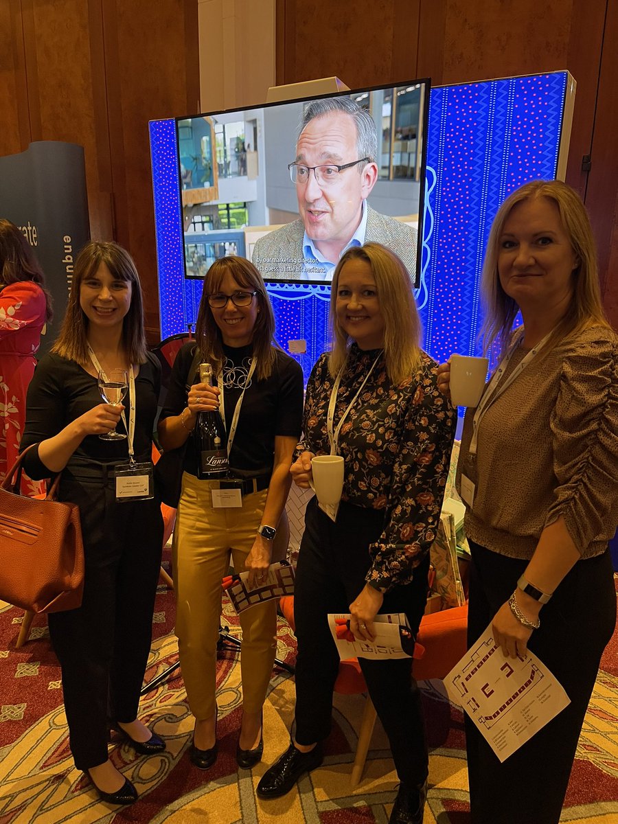 We’re at <a href="/LawNetUK/">LawNet</a> #LNConf22 

Fabulous meeting some of the <a href="/GardnerLeader/">Gardner Leader</a>  ladies who’ve spun the <a href="/Moneypenny/">Moneypenny</a> wheel and won some champs!