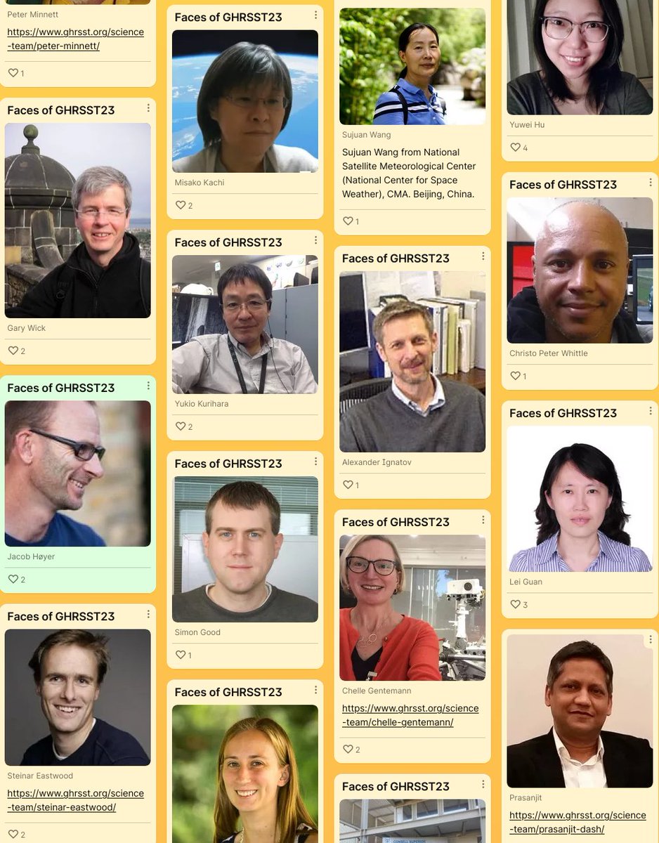 GHRSST's tweet photo. And it is a wrap! 
5 days: 
37 posters
18 presentations in the Science Session
99 online participants
50 in-person participants
3 panel discussion
6 in-person collaborative workshops
7 task teams reporting on progress 
#GHRSST23 https://t.co/dGeVurwE0i