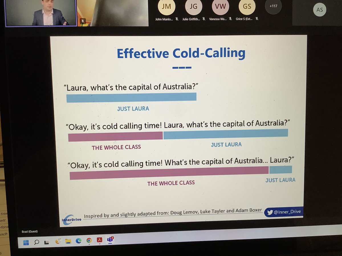 Lots of interest in increasing our use of cold-calling among our staff. Thank you <a href="/BradleyKBusch/">Brad Busch</a>. #ATTIPDday