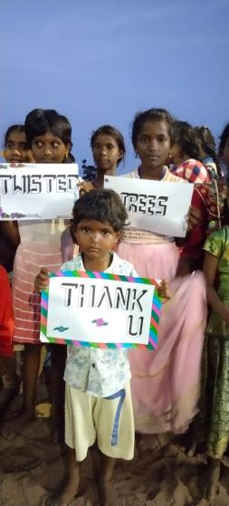 This is one big reason we do what we do--raising funds for an orphanage in southern India. Progress is being made on a playground funded by Twisted Trees. When you support us, you support them too! #NFTCommunity #twistedtrees