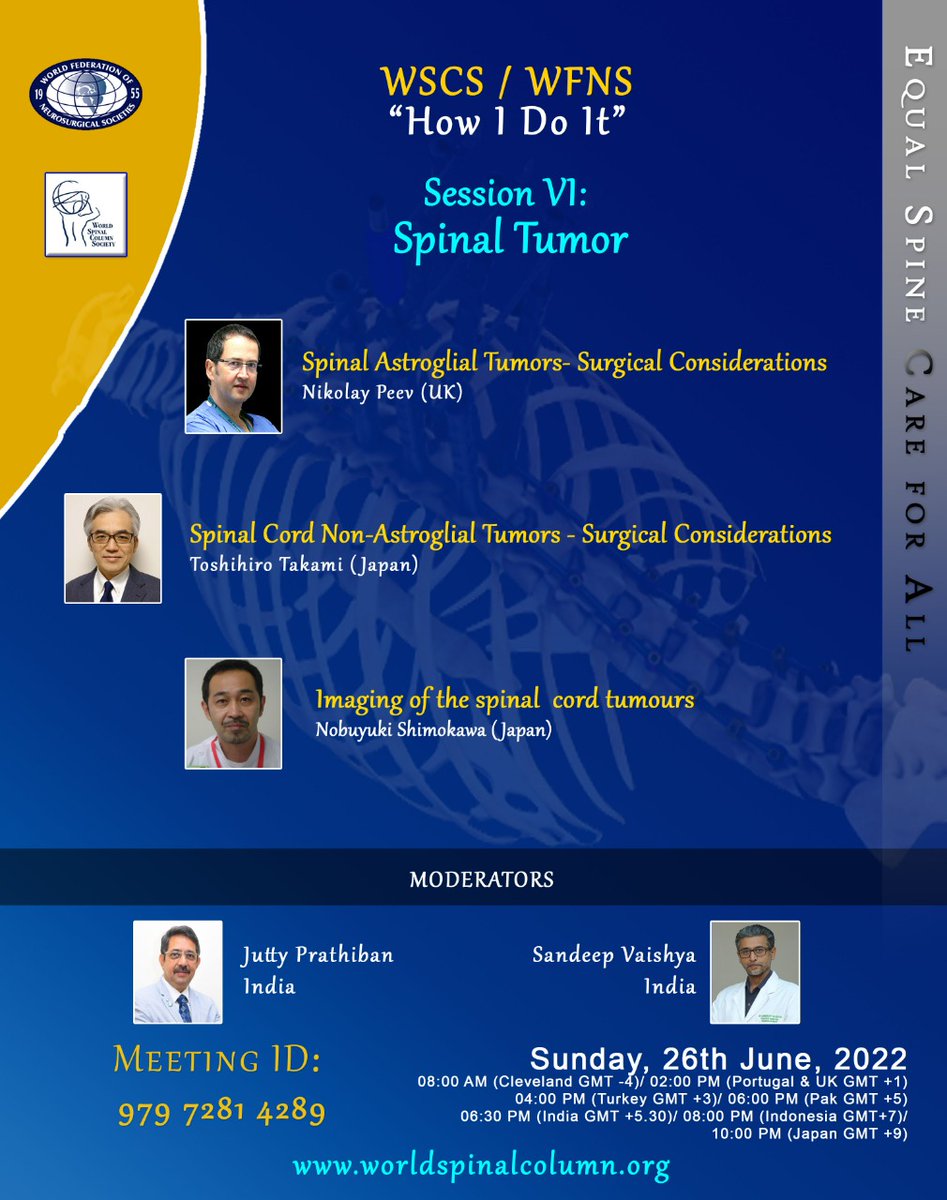 WFNS Spine Committee - tweet media
