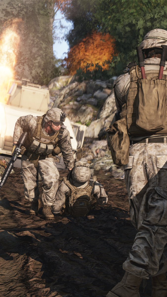 ProductionsMito's tweet photo. Ambush. #Arma #Arma3 #USA #USMC #Marine #Corps https://t.co/y8u11yZifM
