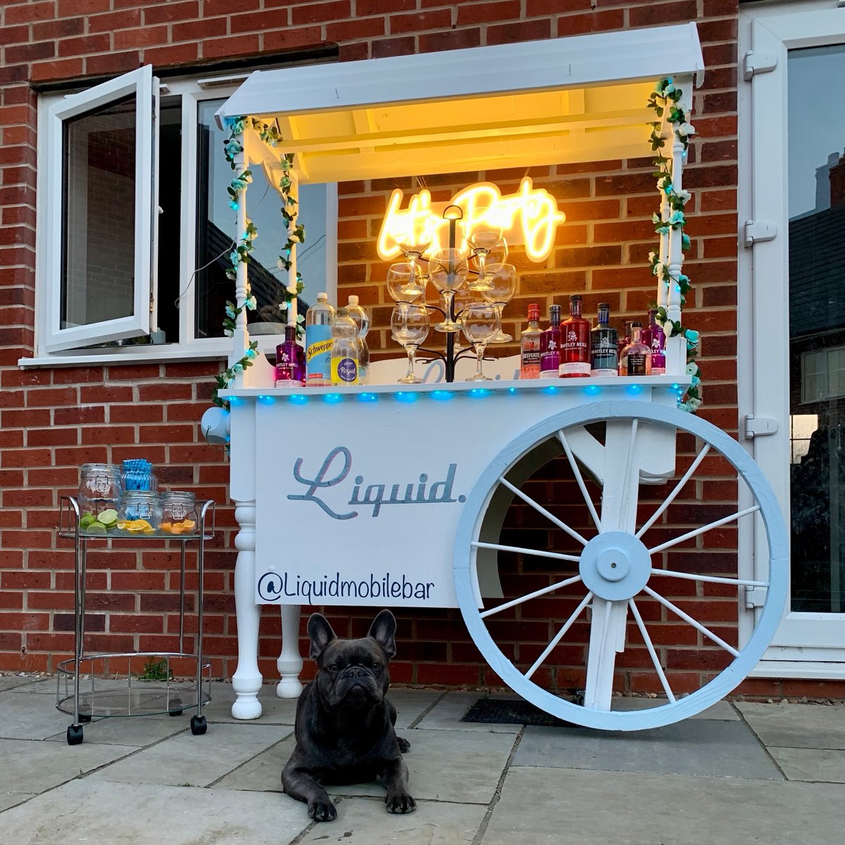 The drinks cart has been a hit this year already! 

idea for welcome drinks plus heaps more services. 

My pup Bruno loves it nearly as much as me