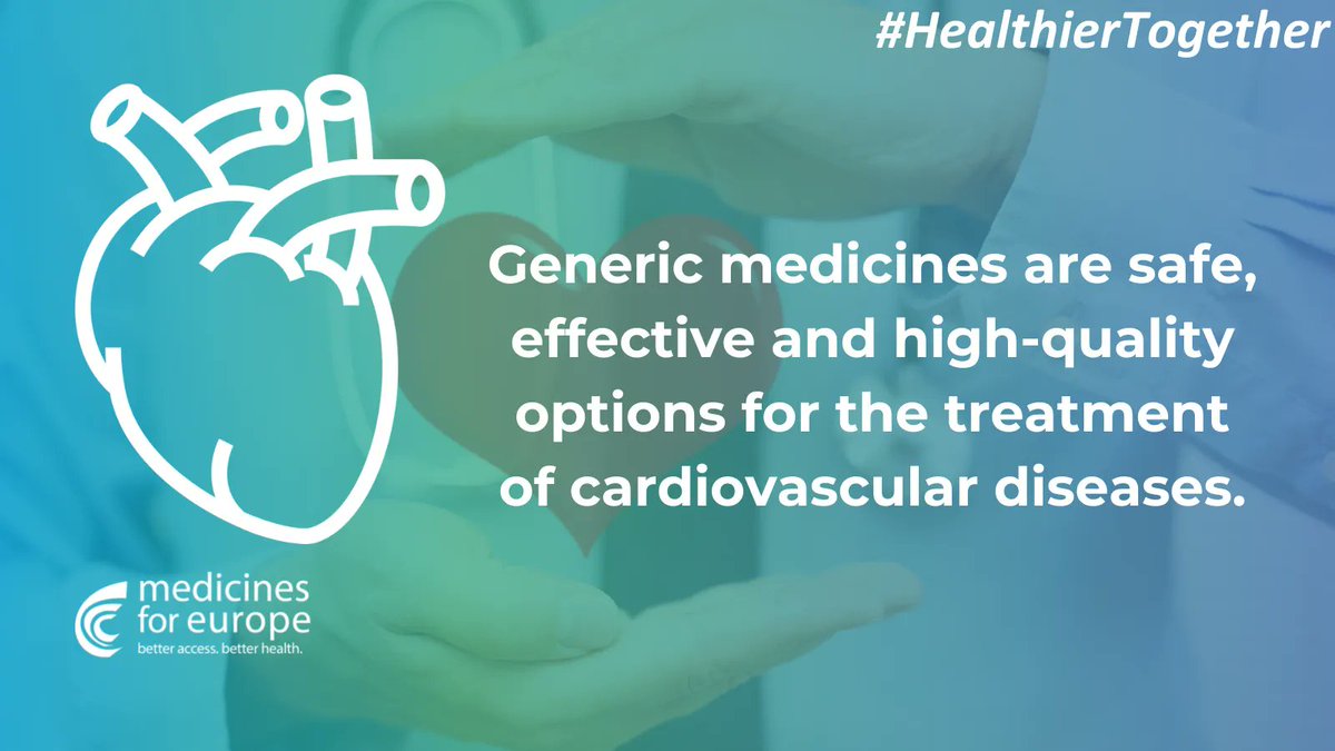 medicinesforEU's tweet photo. The treatment of several #NCDs can be improved through the use of Generic Medicines. The use of #offpatent medicines can increase #access and medication adherence for patients living with cardiovascular diseases🫀
#HealthierTogether 
https://t.co/0rIPTmtmOE https://t.co/ymwdyze8xp